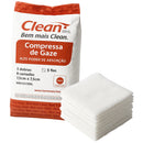 Compressa de Gaze Não Estéril 9 Fios - 160g - CLEAN